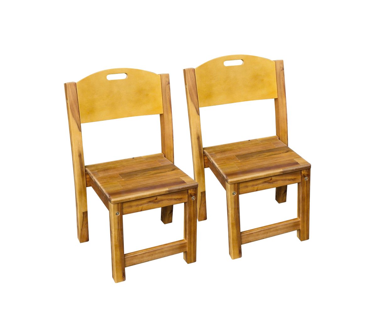 Acacia Stacking Chair-Set of 2 - Image 7