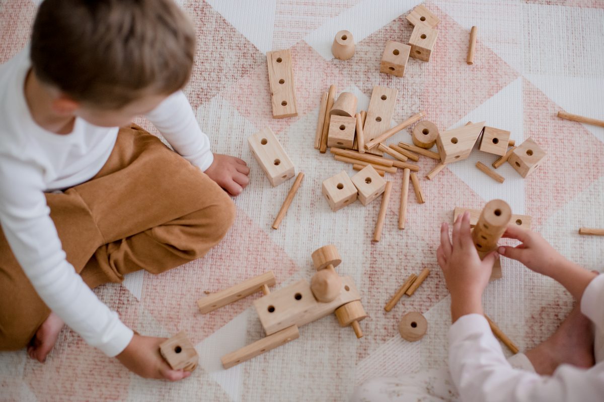 Natural wood Construction Set - Image 2