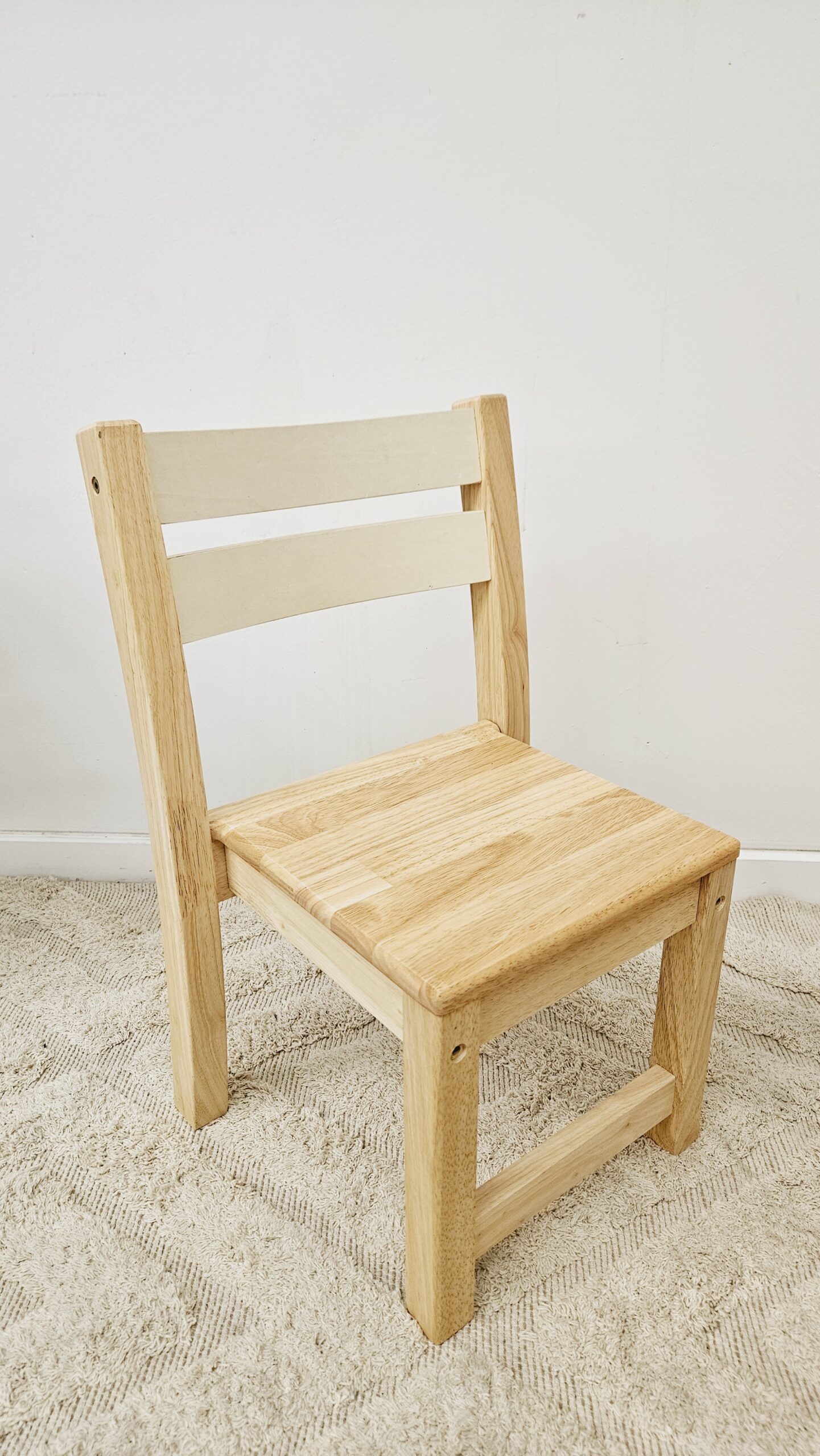 20240828_114636 Rubber Wood Stacking Chairs - Set of 2 - Image 5