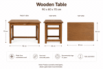 Foldable Study Desk and Chair - Image 10