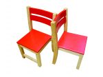 Red Seat stacking chair
