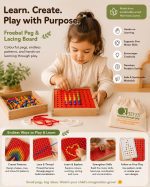 Froebel Peg and Lacing Board - Image 2