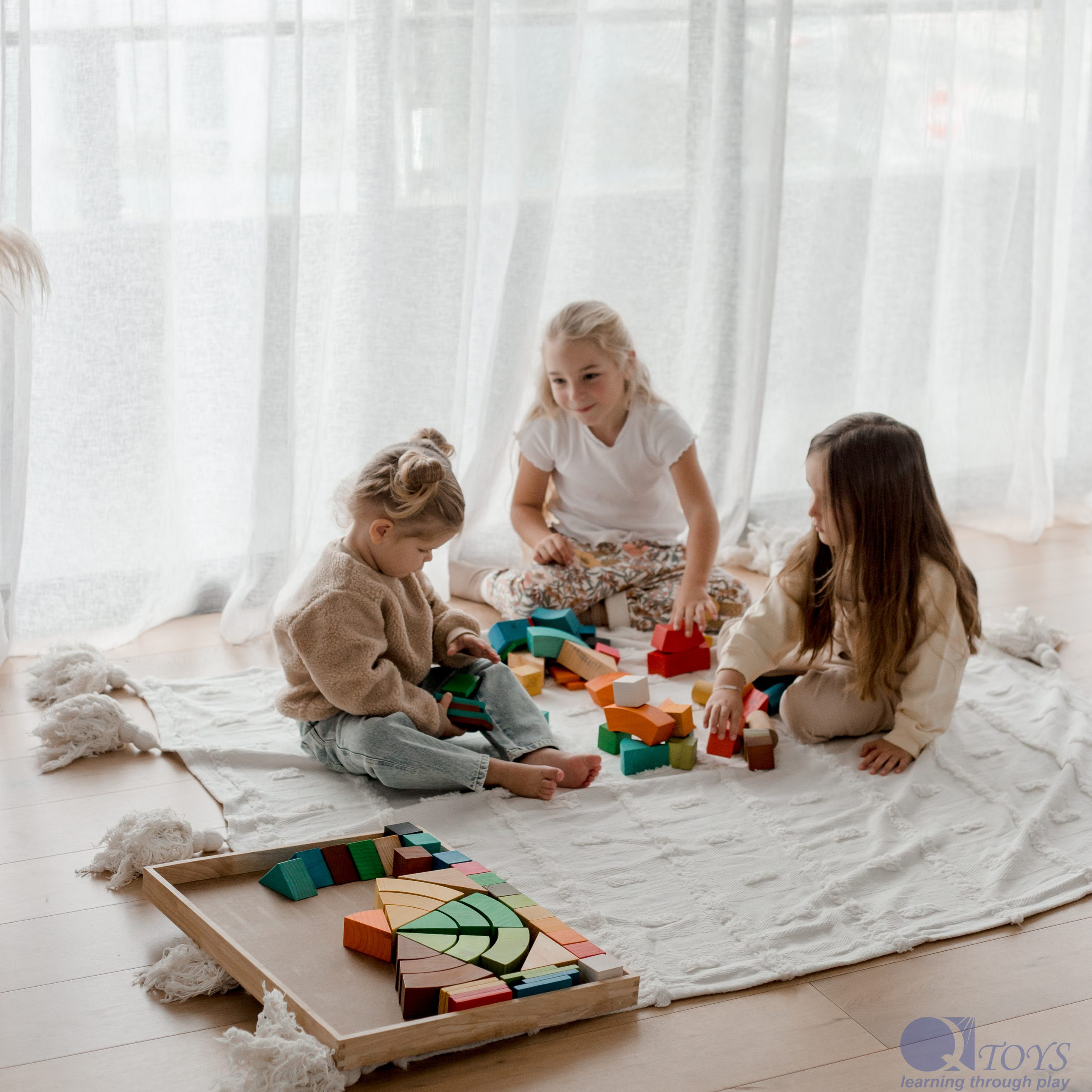 Jumbo Natural Rainbow Blocks 86 pcs - Image 9
