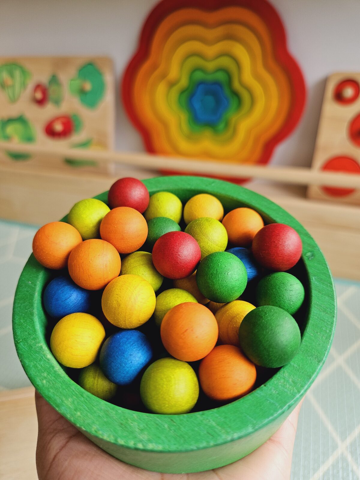 Wooden Balls Set of 50 - Image 3