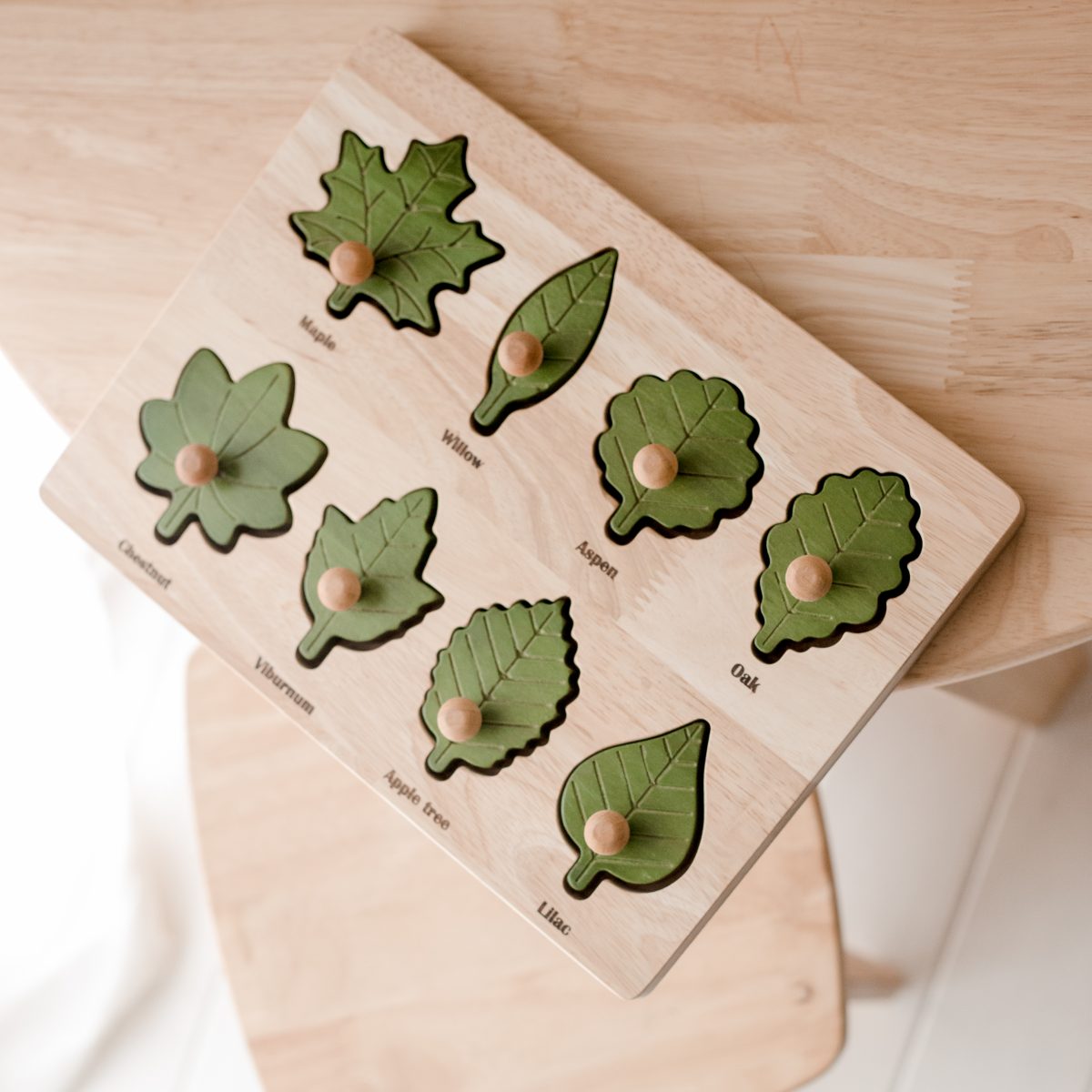 Montessori Leaf Puzzle - Image 3