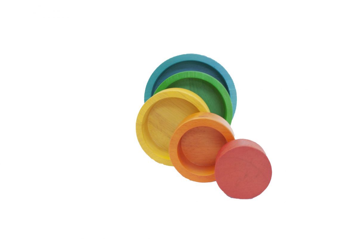 Coloured Nesting and Stacking bowls - Image 3