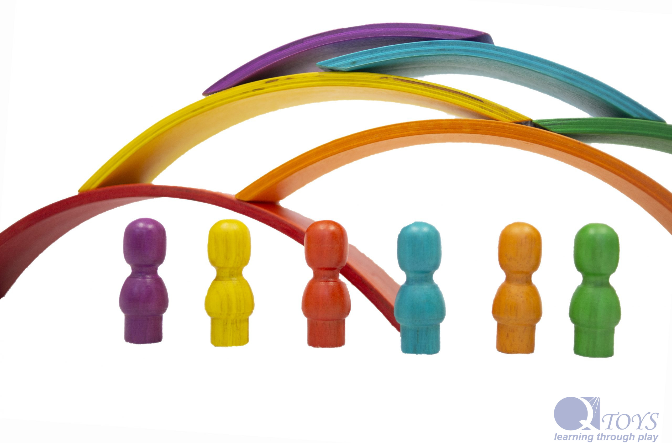 Rainbow Arch set Qtoys Learning through Play