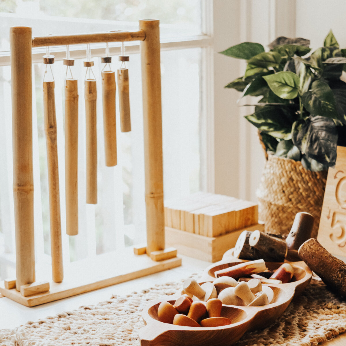 Hanging Bamboo Xylophone - Image 3