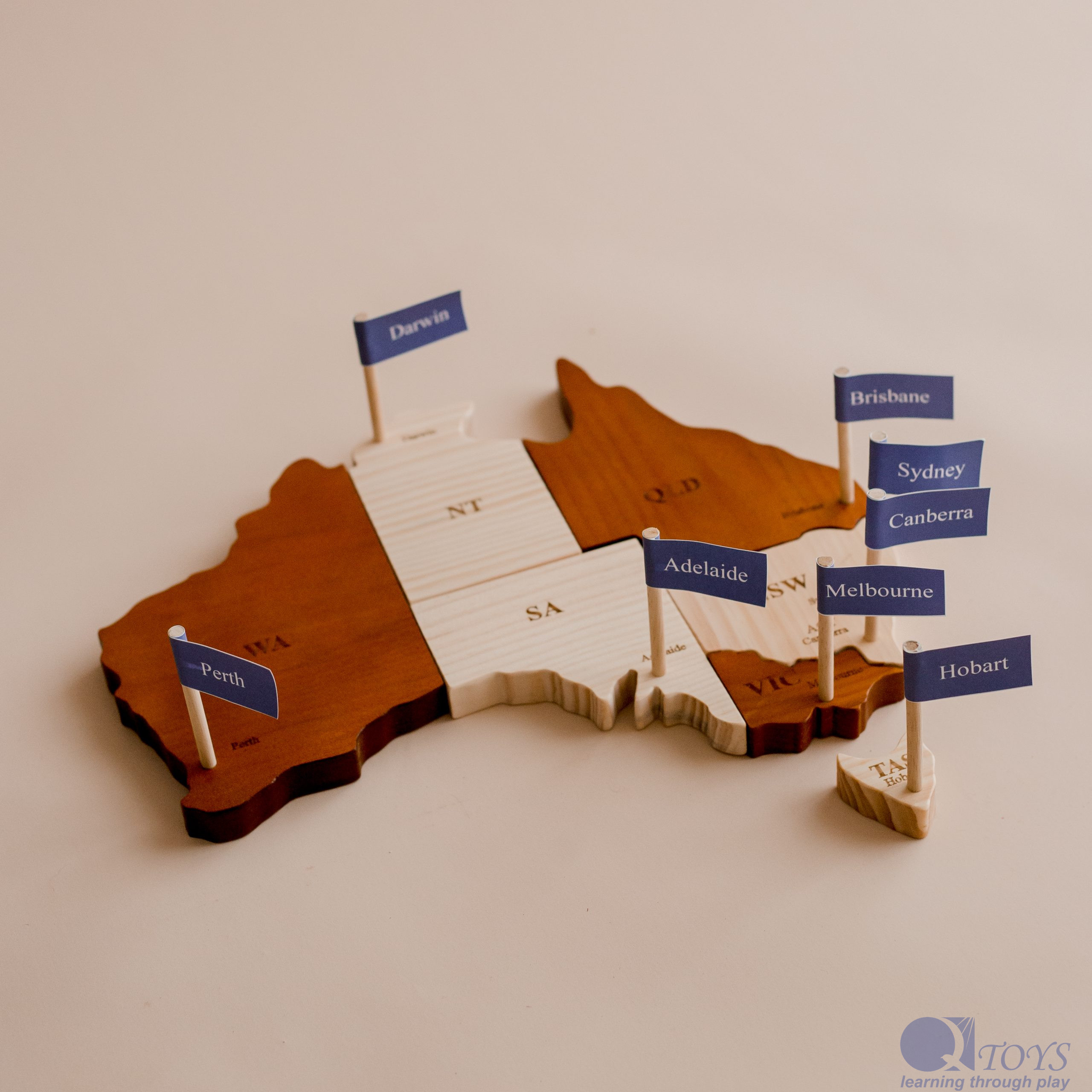 595 Tag @our_life_behind_the_lens2 Australian Map Puzzle Play Set - Image 4