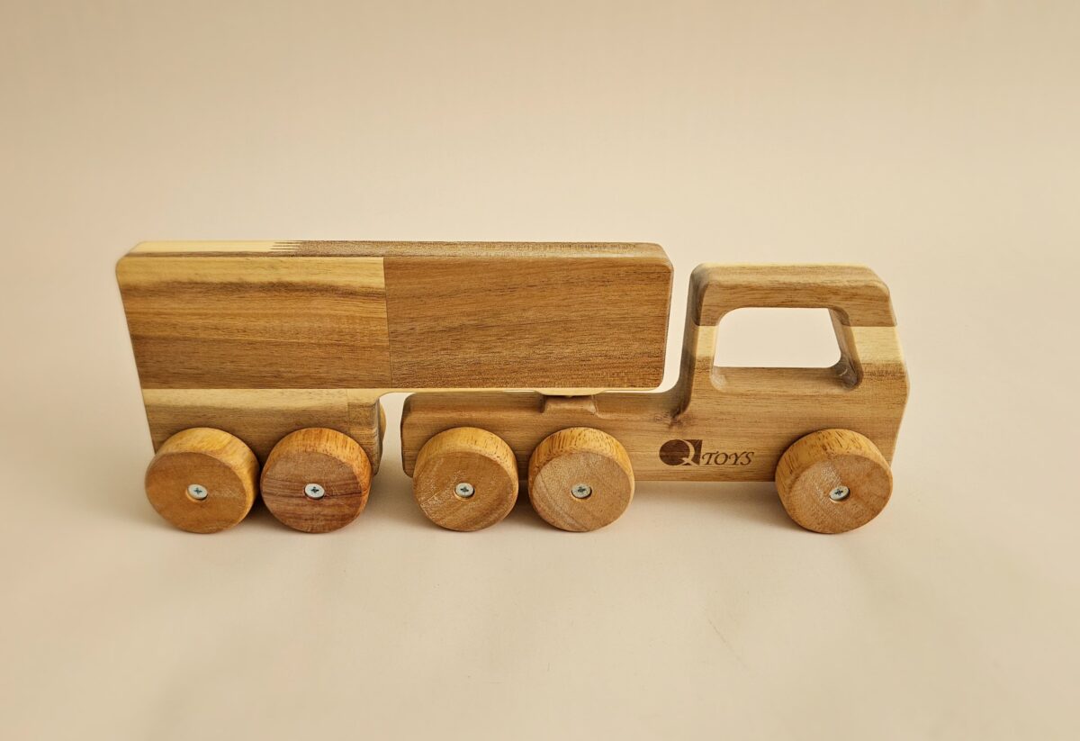 Solid Wooden Truck - Image 6