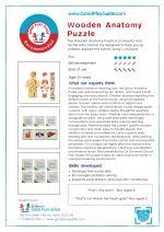 Wooden Human body Anatomy Puzzle - Image 8