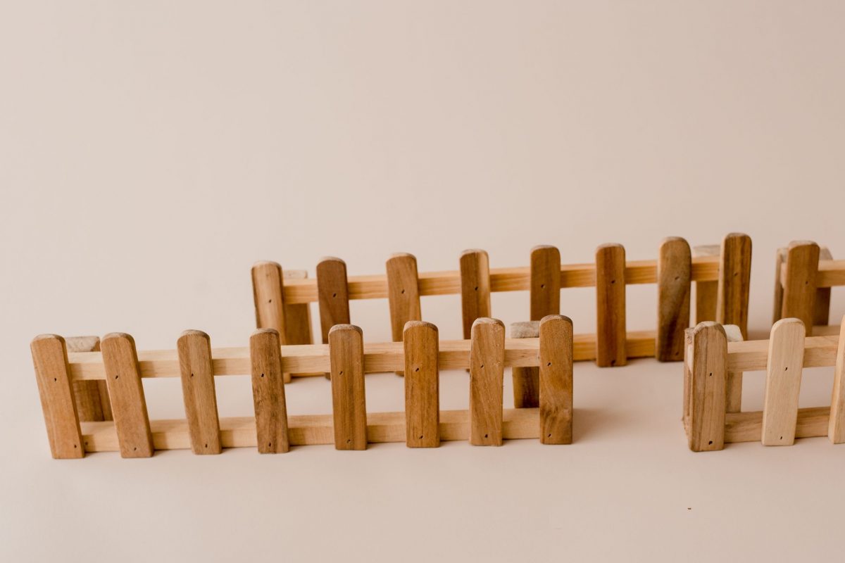 Wooden Fences - Set of 4 - Image 3