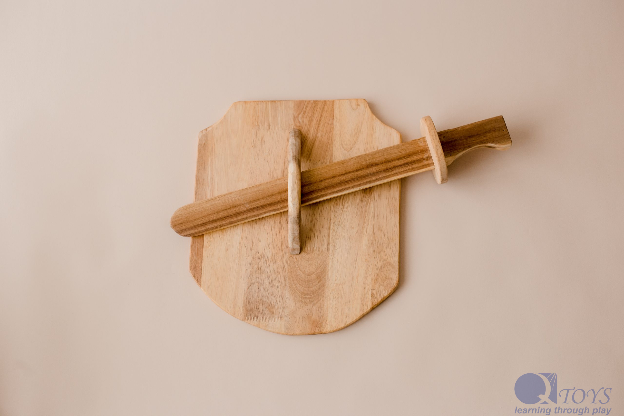 894 TAG @our_life_behind_the_lens0 Wooden Sword and Shield - Image 3