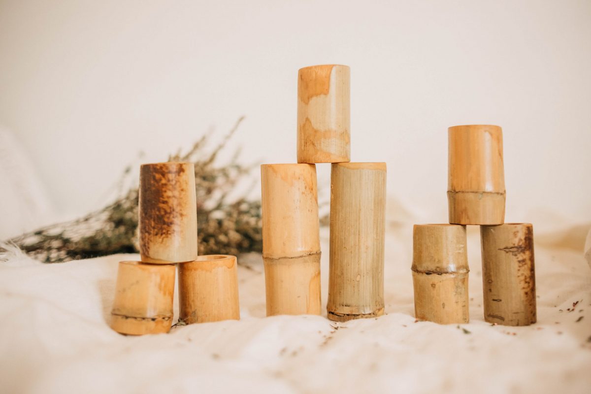 Bamboo Counting and Building blocks (40 pcs) - Image 2
