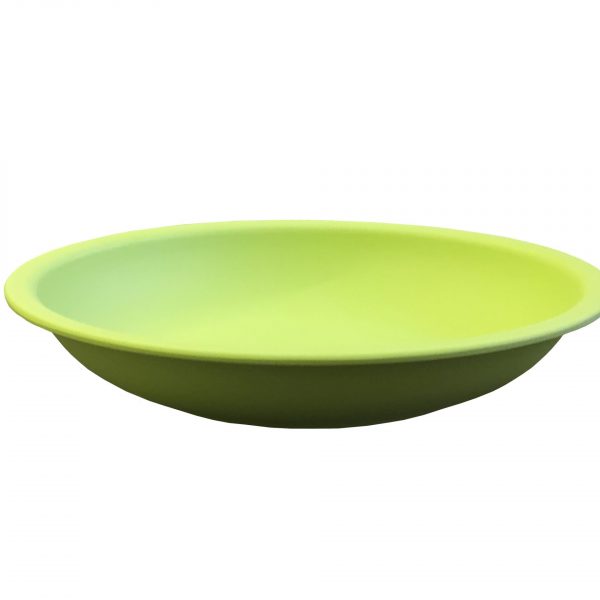 Bamboo Fibre Deep Plate (Green)