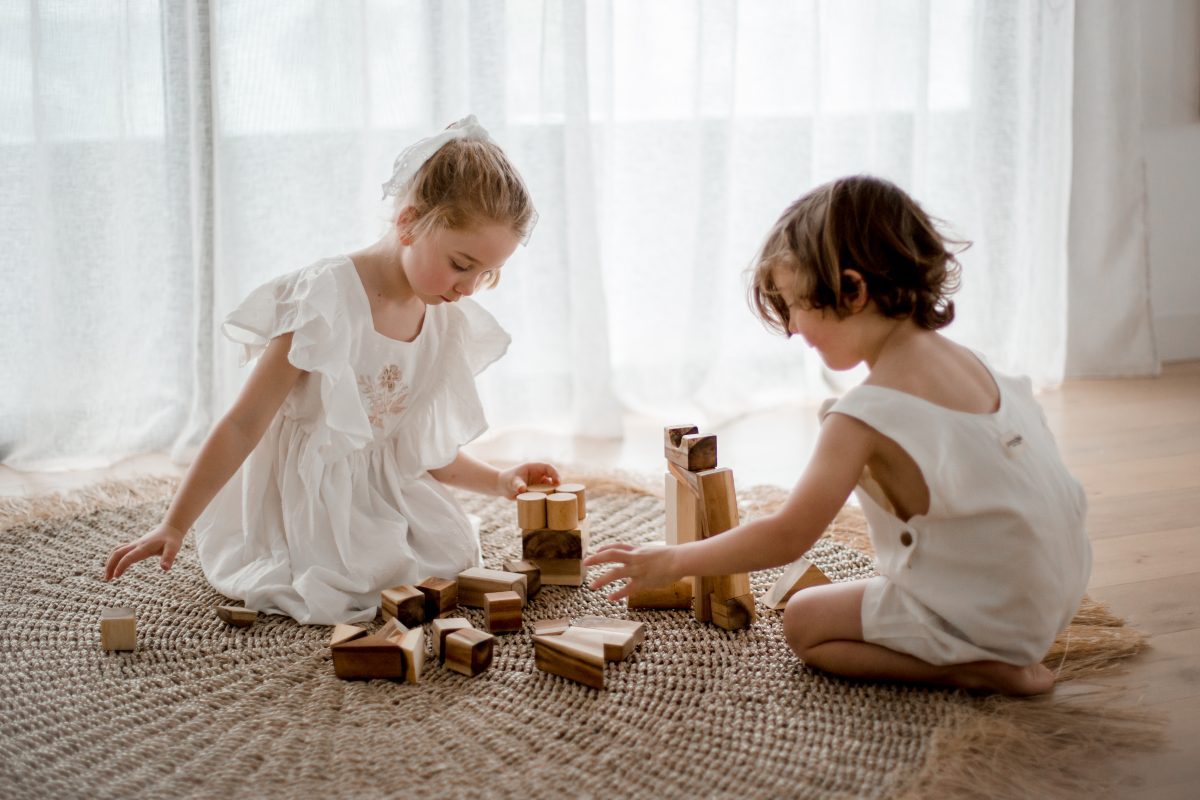 Natural Wood Blocks - 34 Pcs - Image 7