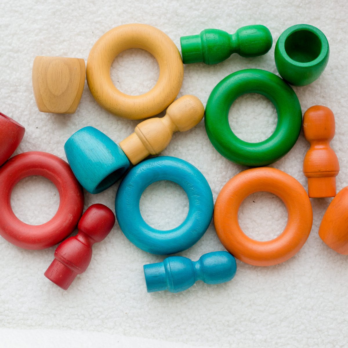 Rainbow People Cups and Rings - Image 2
