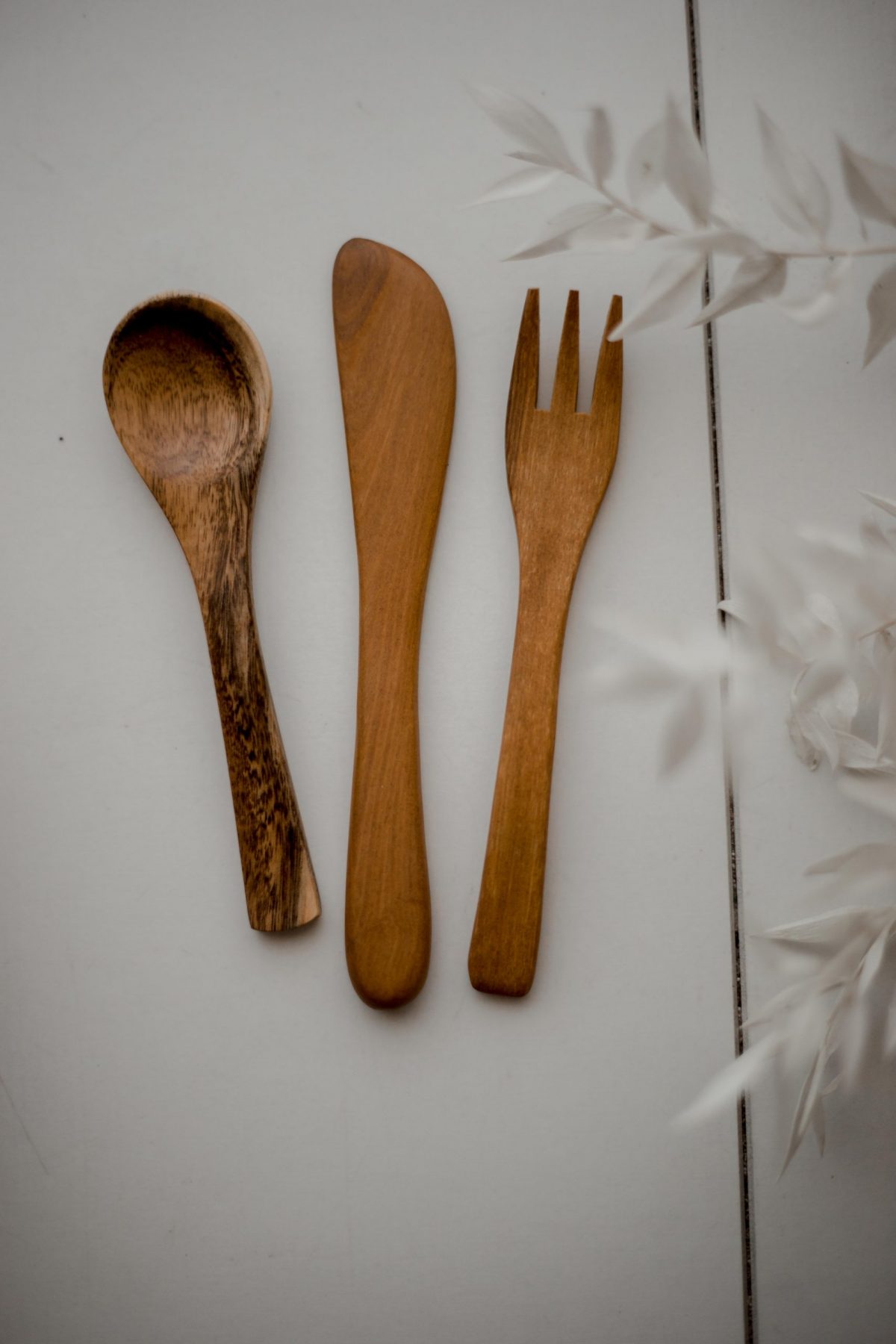 Toddler Wooden utensil set - Image 3
