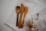 Toddler Wooden utensil set