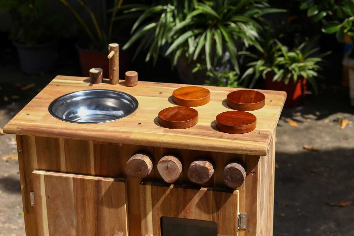 Combo Wooden Stove and Sink - Image 8