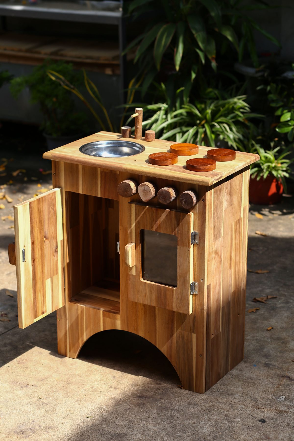 Combo Wooden Stove and Sink - Image 3