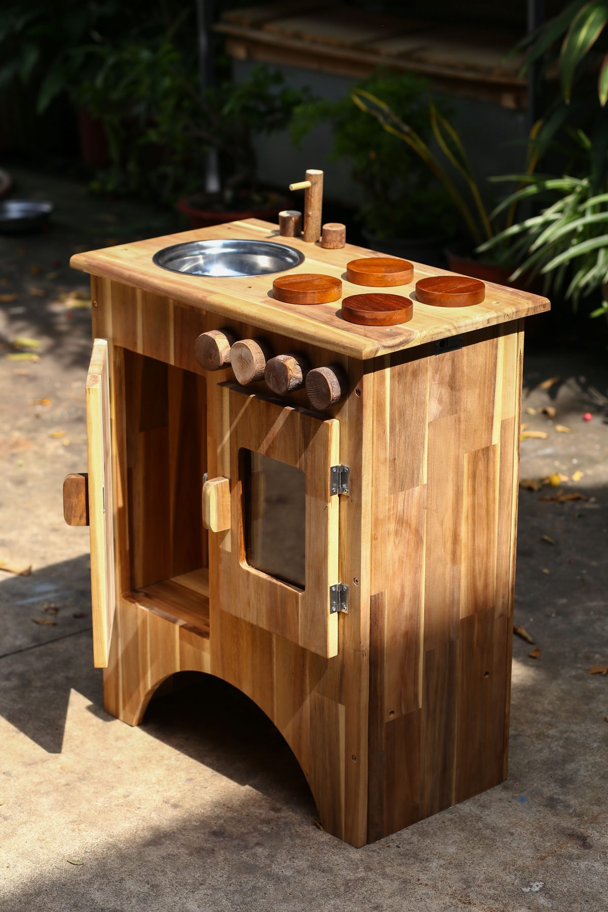 Combo Wooden Stove and Sink