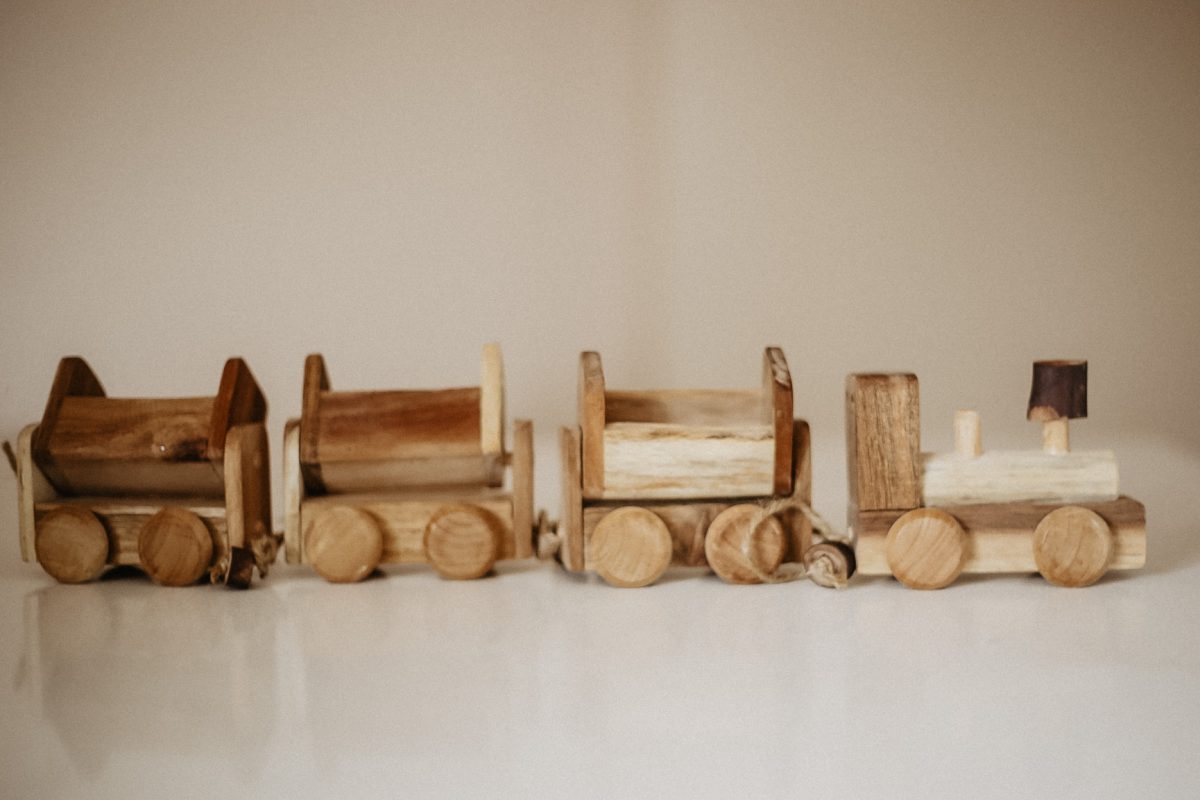 Wooden train-210