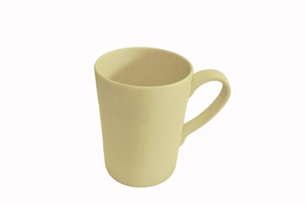 Bamboo Fibre Cup with Handle - Natural