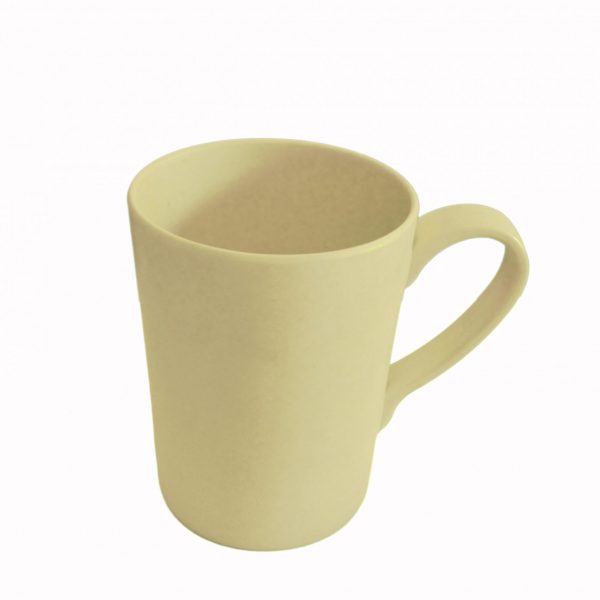 Bamboo Fibre Cup with Handle - Natural