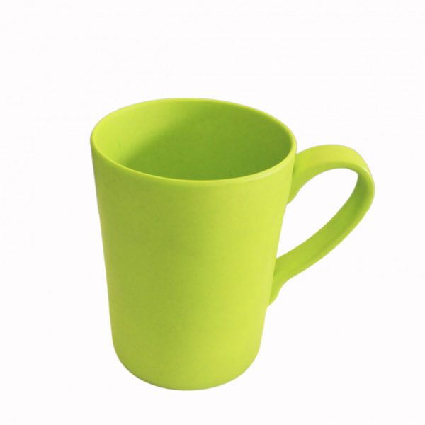 Bamboo Fibre Cup with Handle - Green