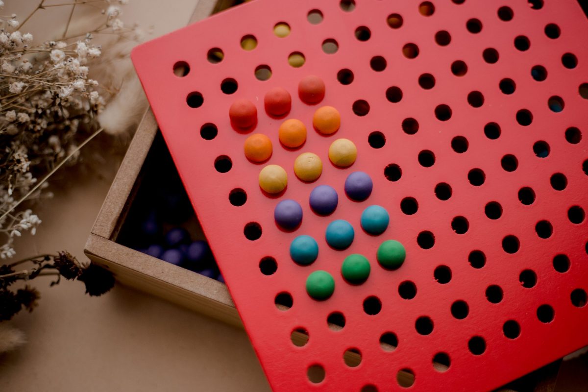 Froebel Peg and Lacing Board - Image 2