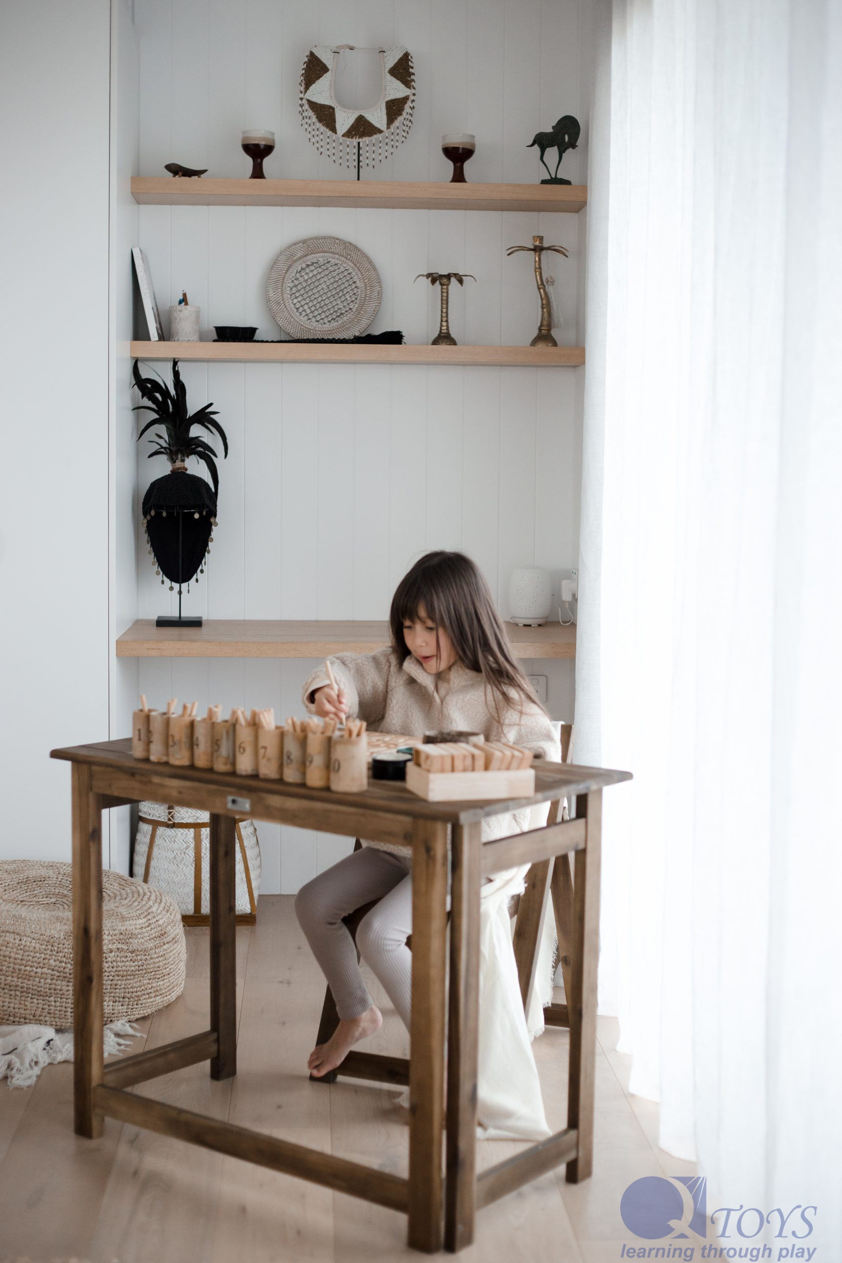 Foldable study table online with chair for kids