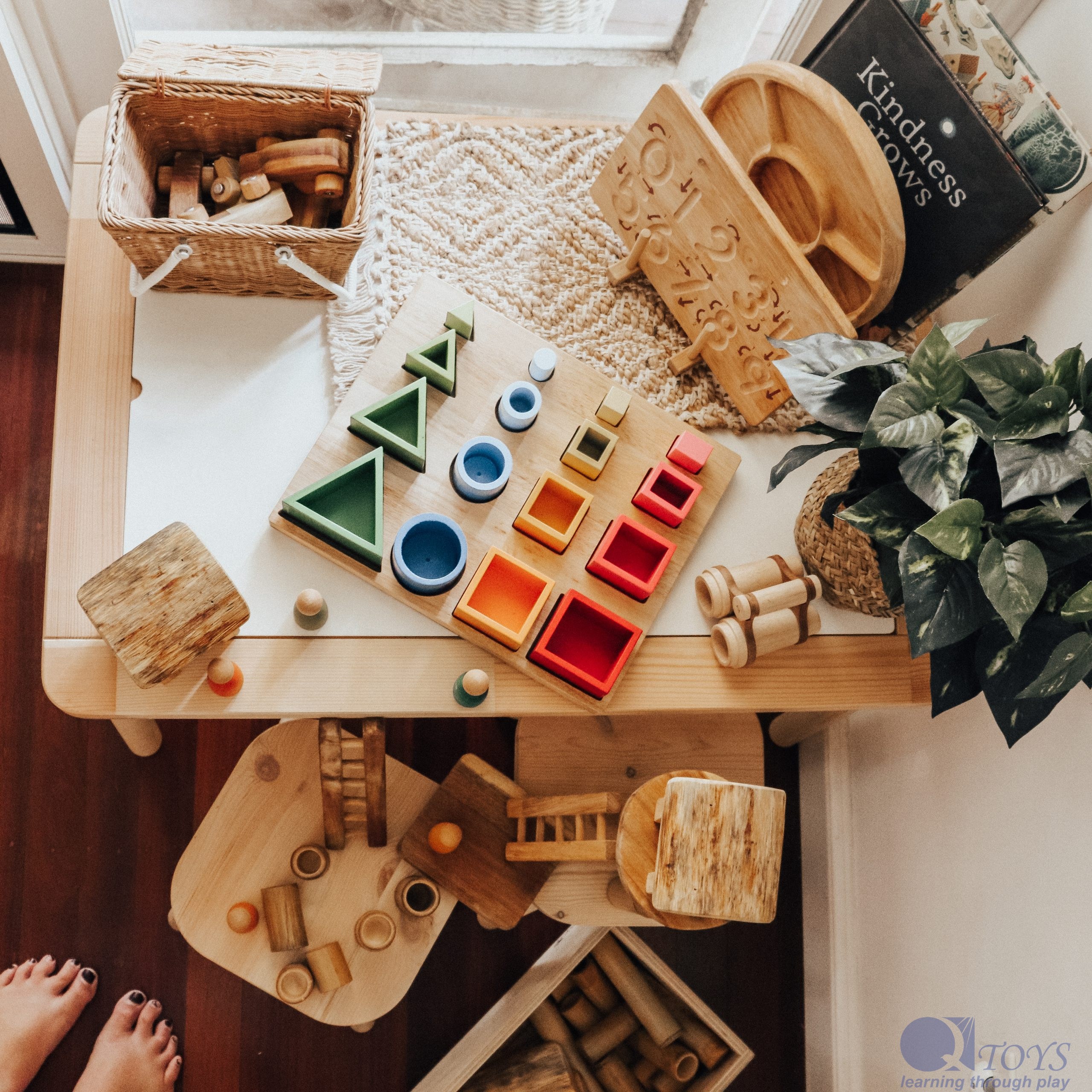 sorting and nesting toys