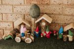 Tree Log houses set of 4