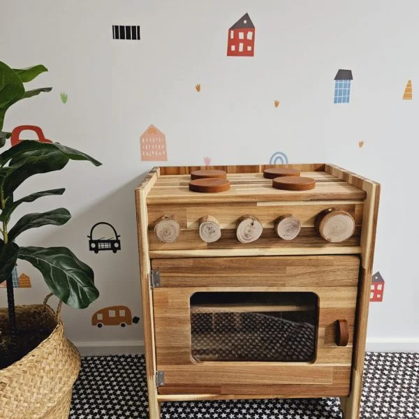 Natural Wooden Stove-866