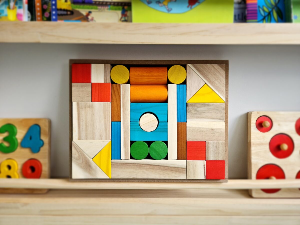 Natural color wooden blocks (35x27x5cm) - Image 3
