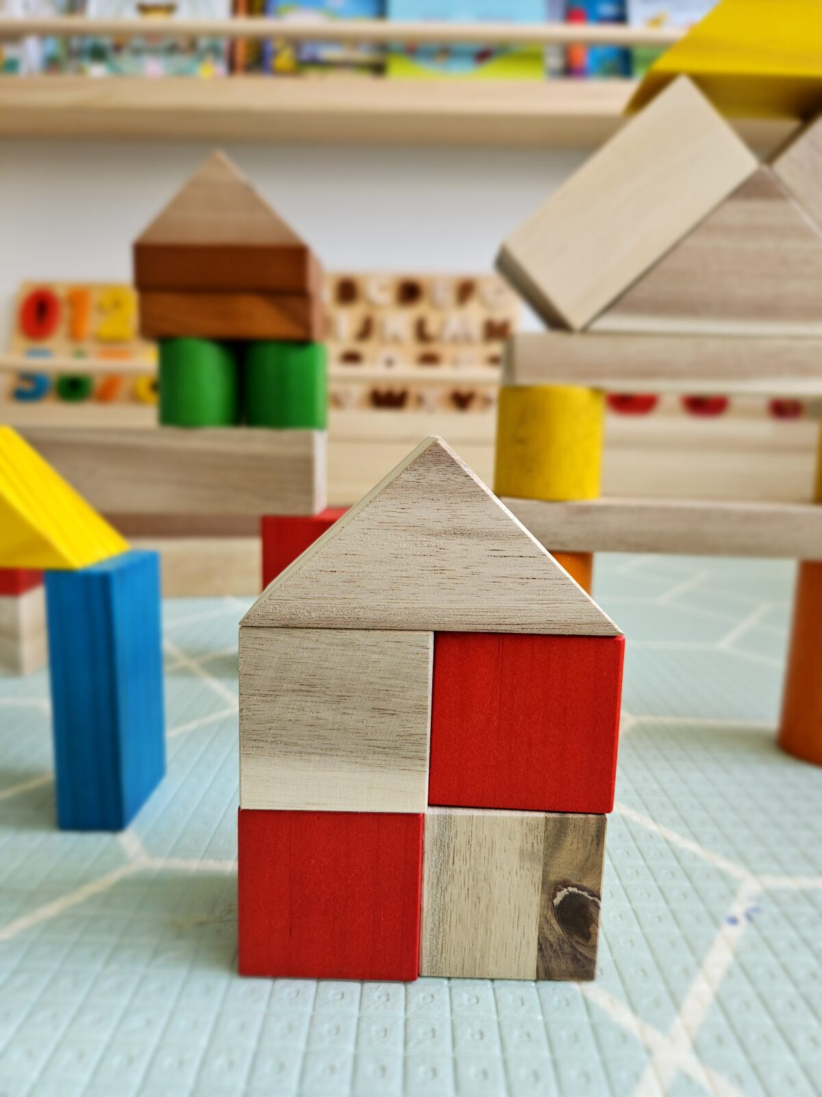 Natural color wooden blocks (35x27x5cm) - Image 4