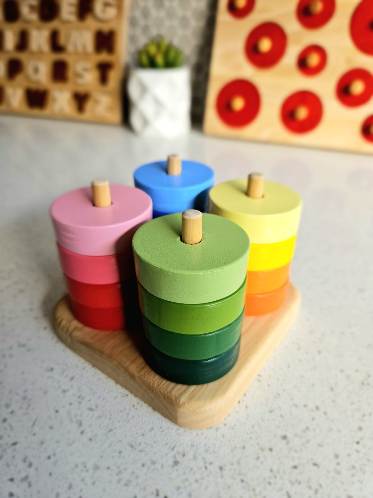 Montessori Stacking Discs - Image 3