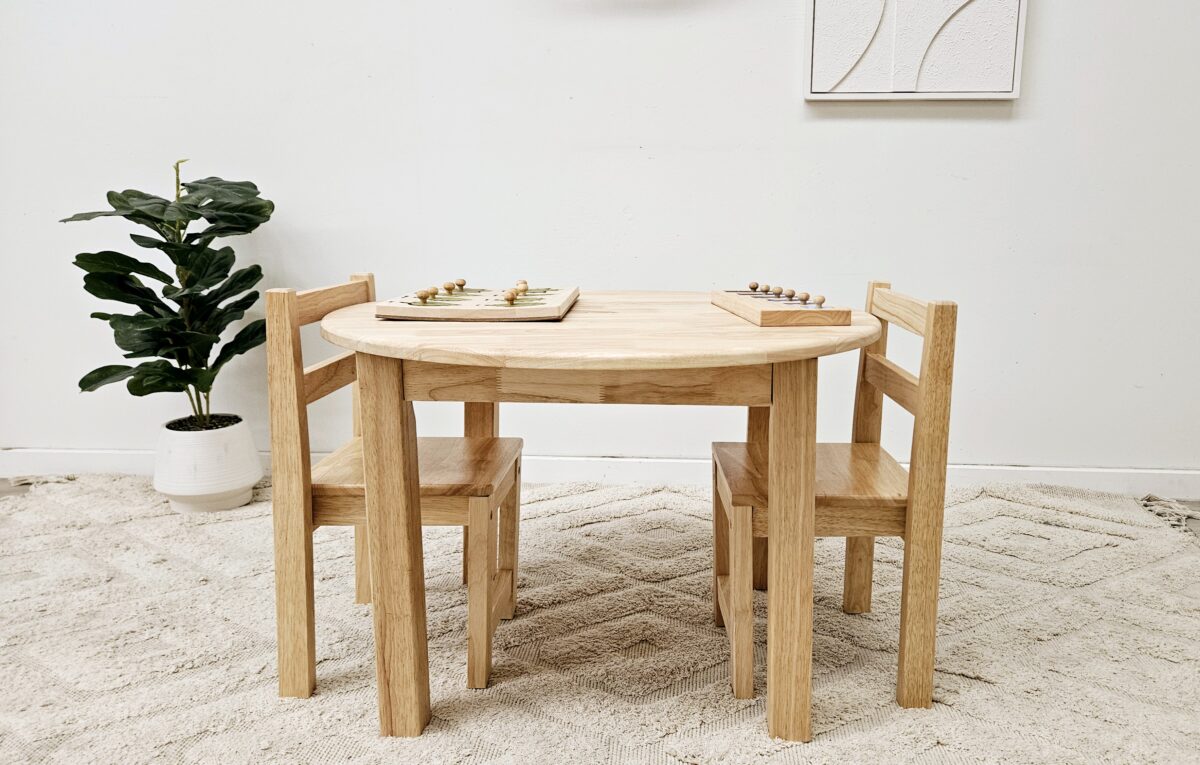Medium Round Table with 2 Standard Chairs - Image 5