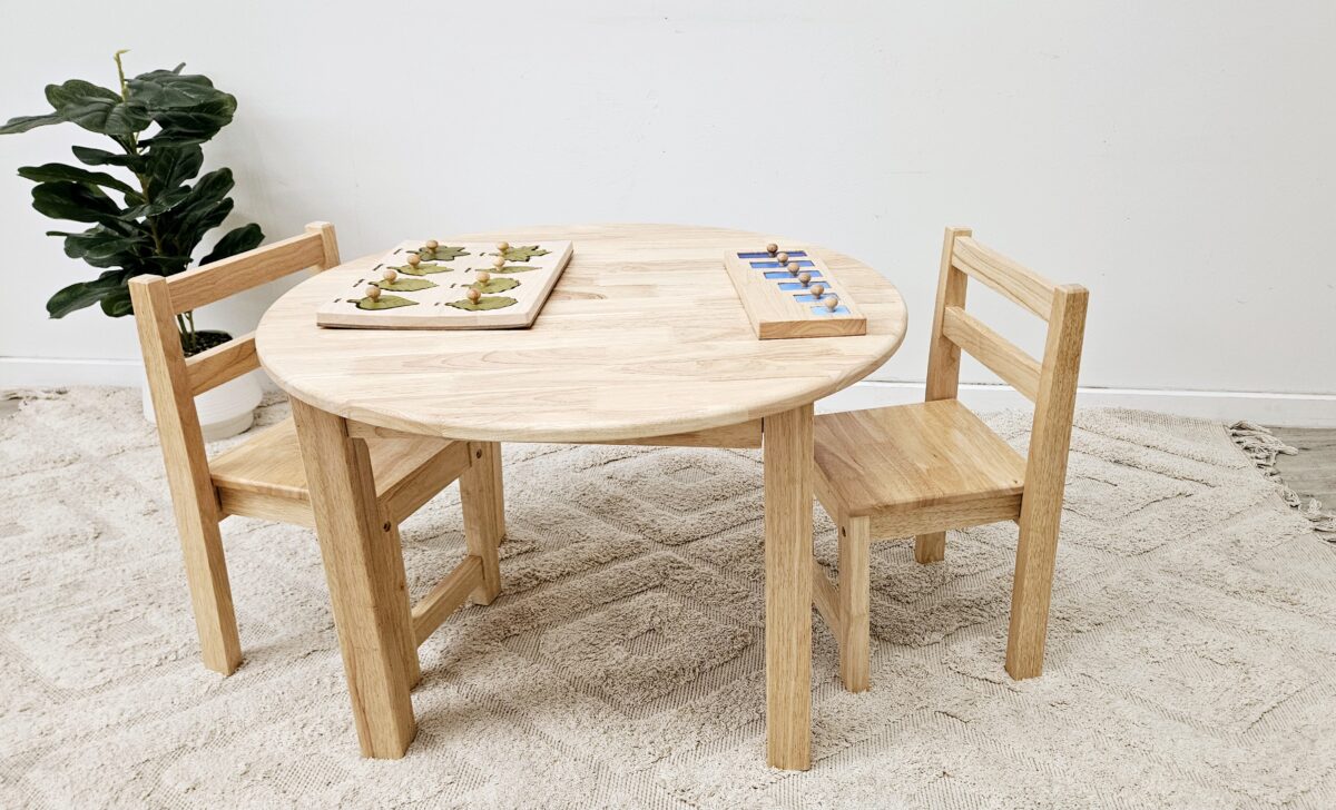 Medium Round Table with 2 Standard Chairs - Image 4