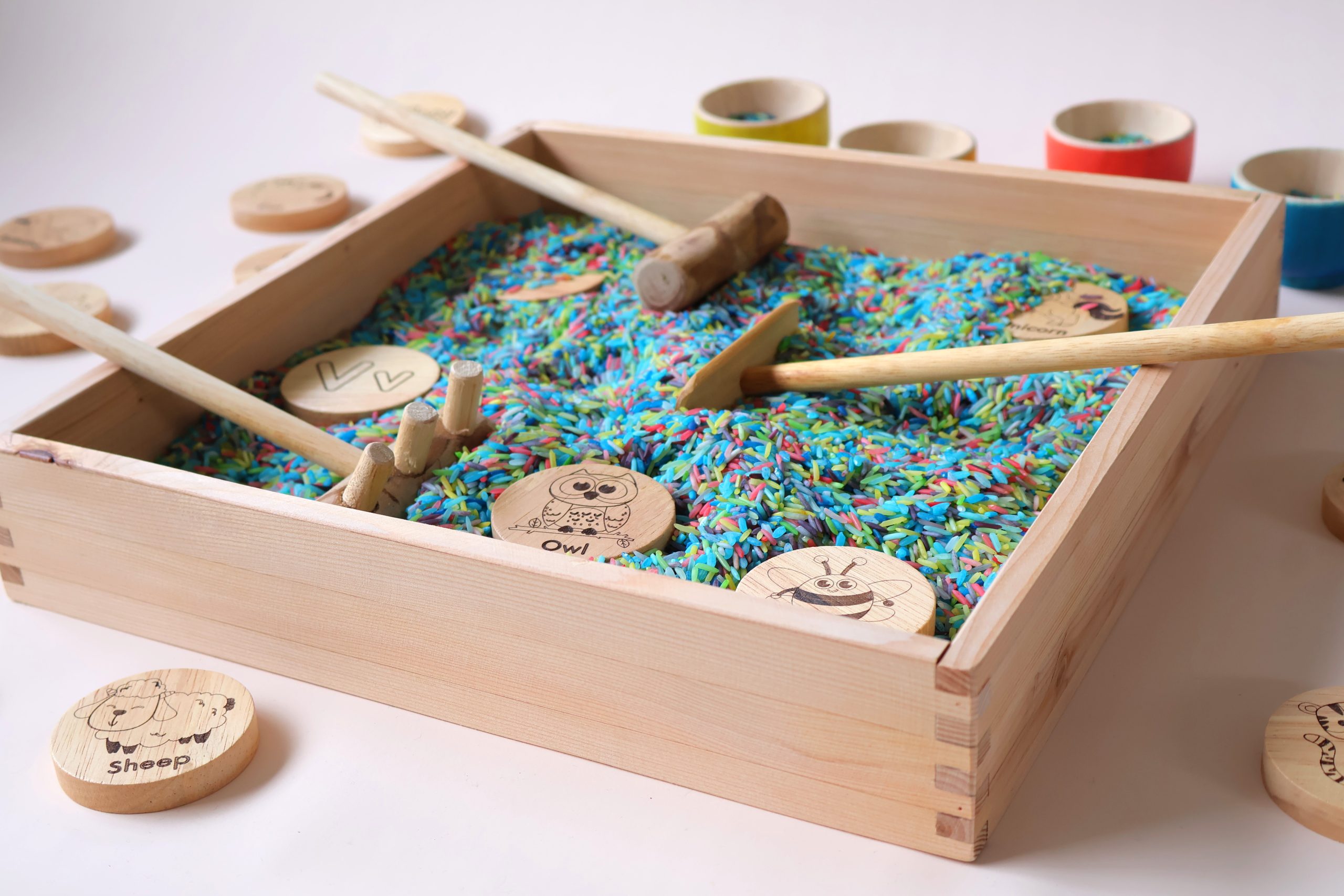 499 tag@madeirasdownunder (27) Sand tray and play set - Image 3