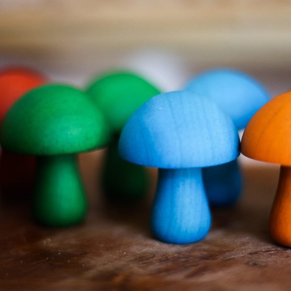 Coloured Mushrooms