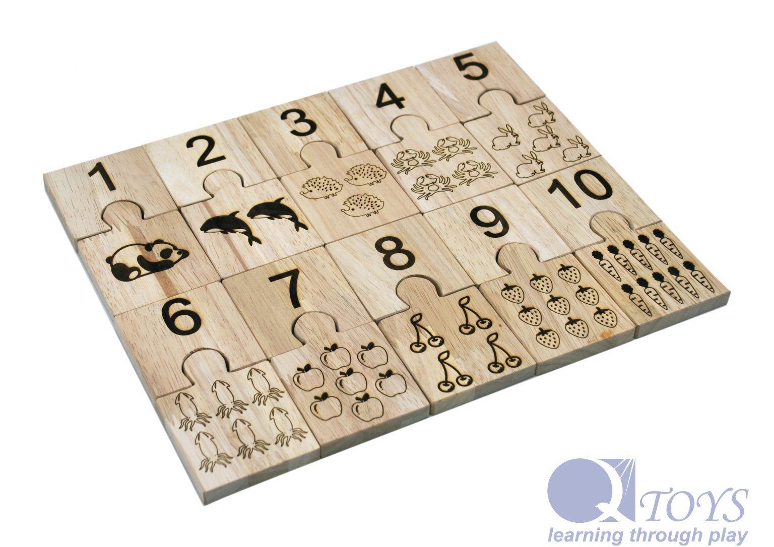 Number Jigsaw Qtoys Learning through Play