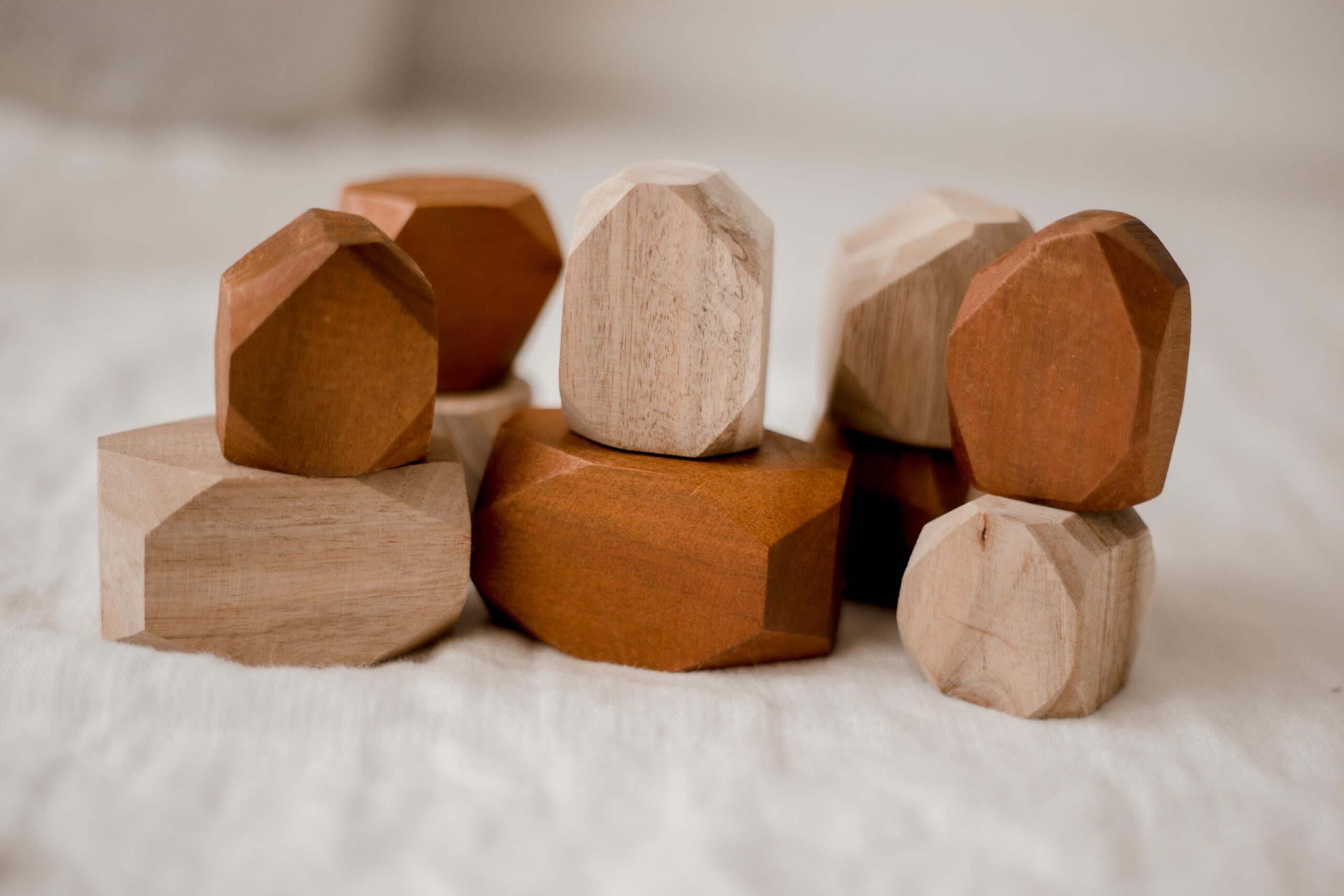 668 TAG @our_life_behind_the_lens1 Two Tone Wooden Gems - Image 1