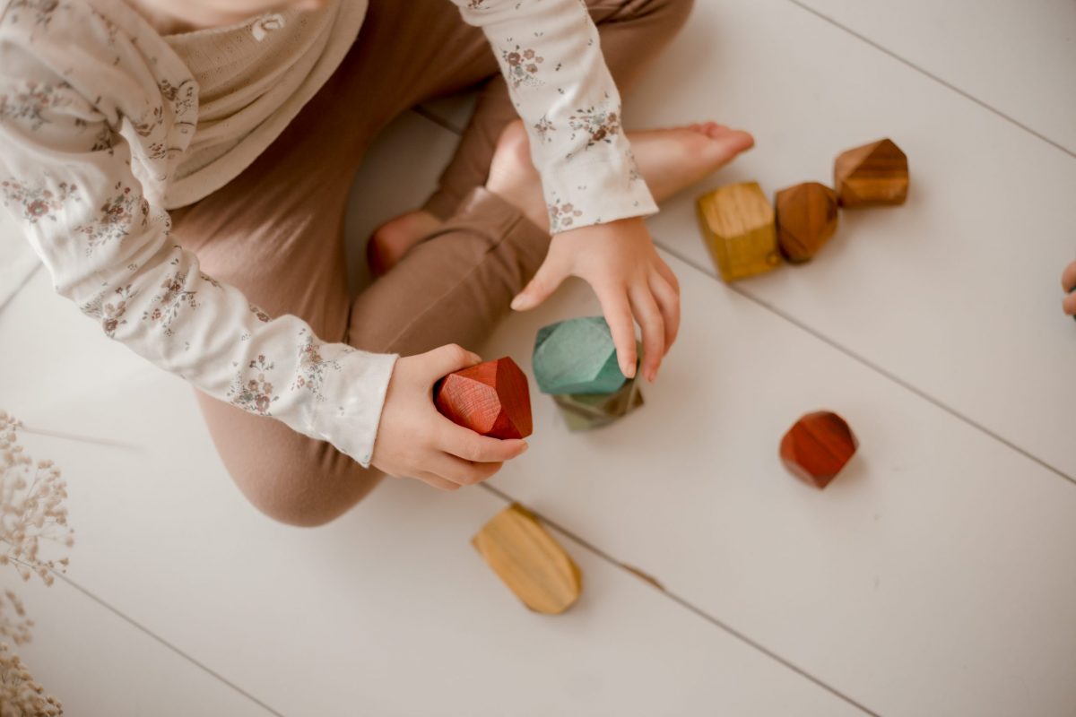 Coloured Wooden Gems - Image 3
