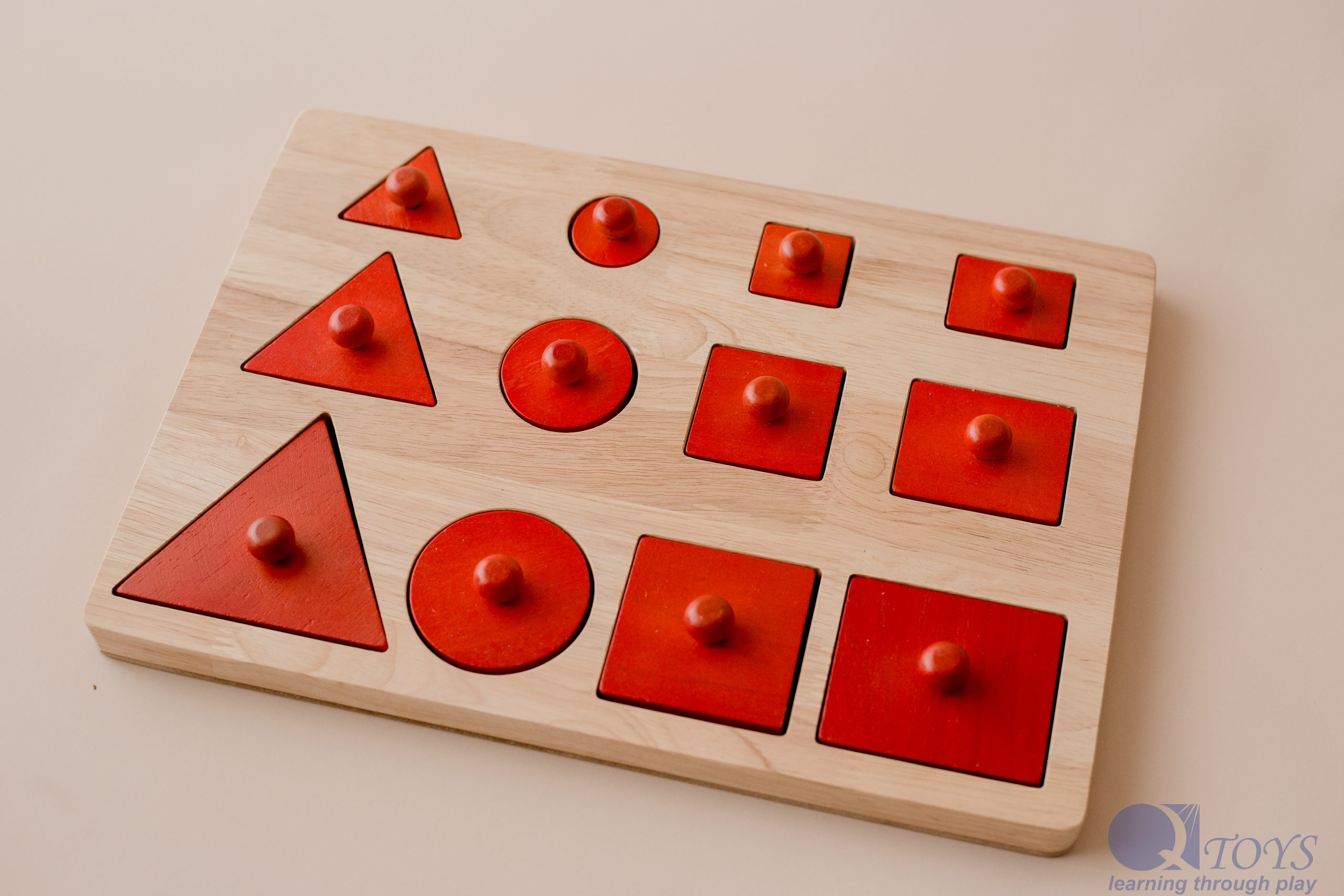 670 TAG @our_life_behind_the_lens0 Toddler Knob Shape Puzzle - Image 3