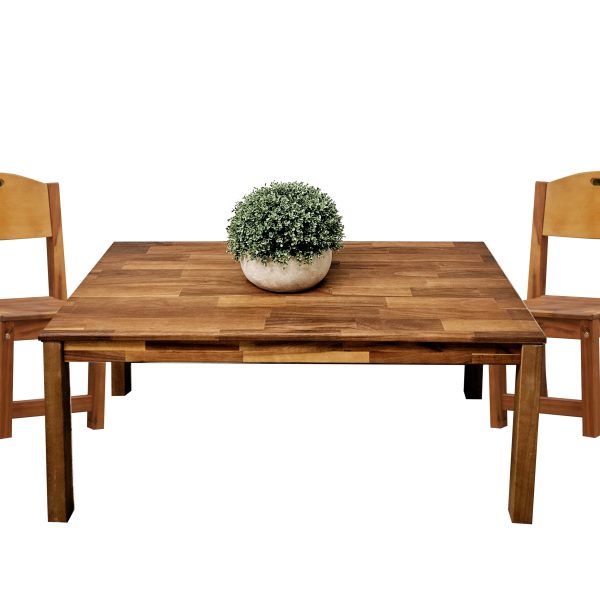 Rectangular table and chairs