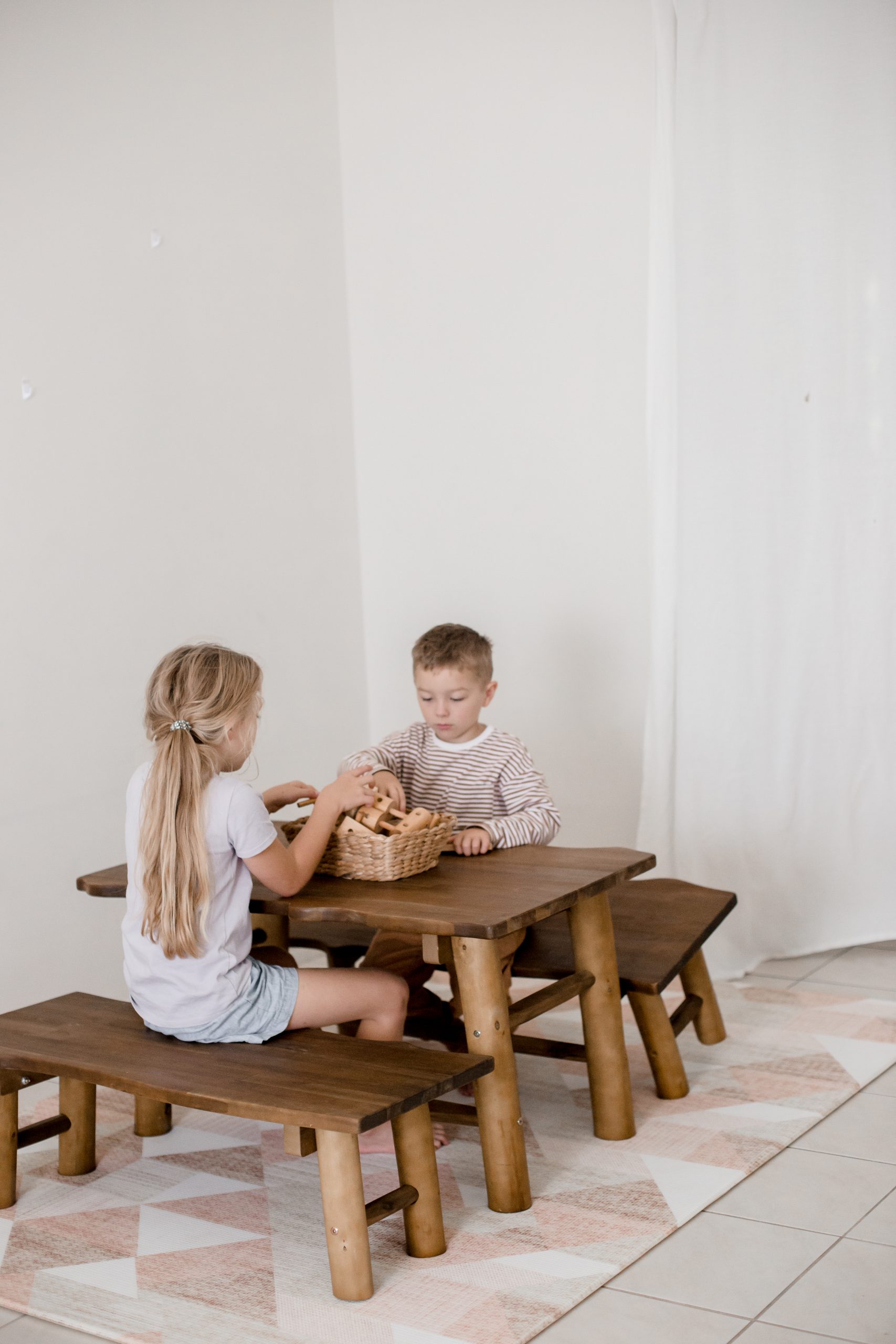 Tree Tables And 2 Benches - Image 2