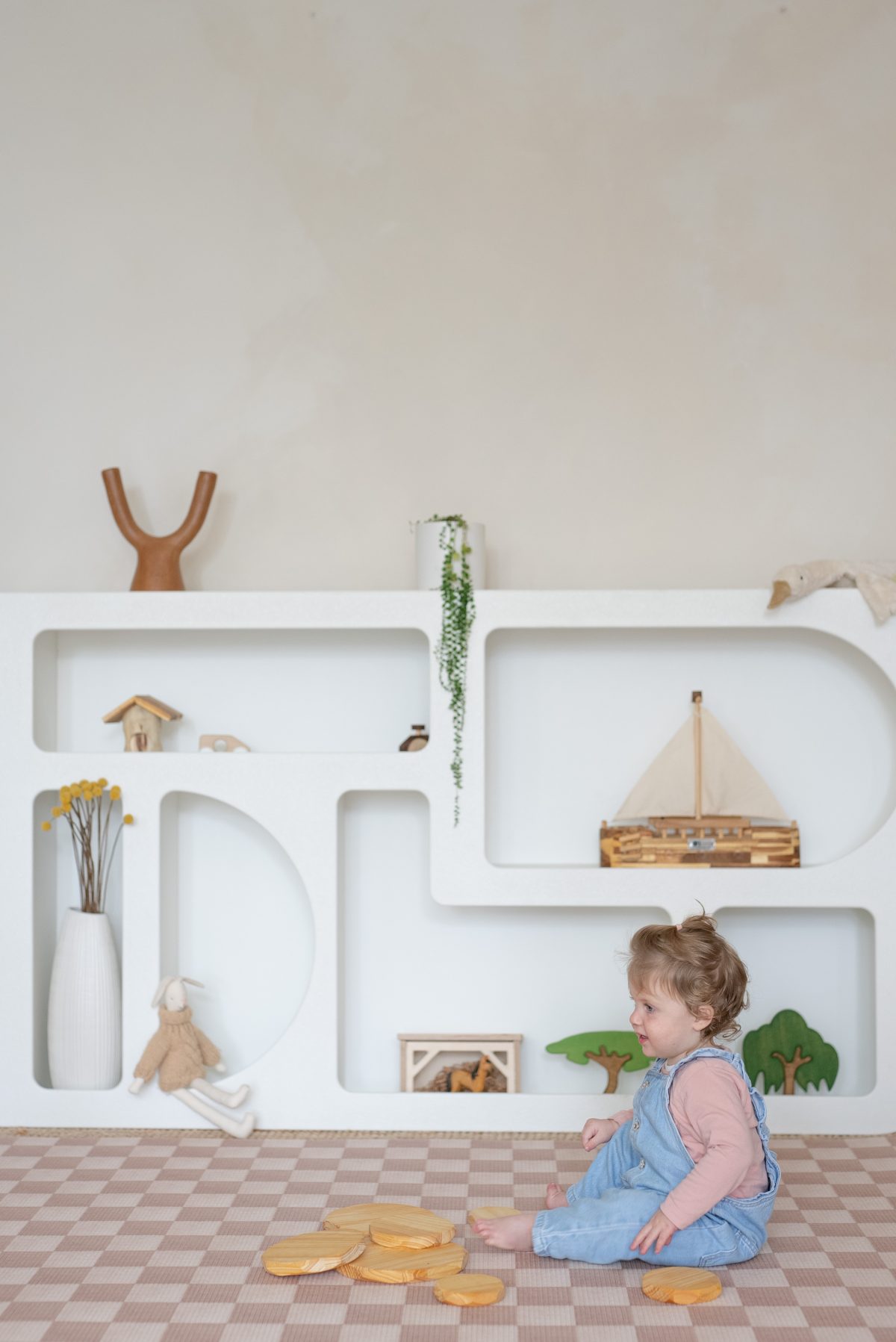 Natural Wooden Stacking Stones - Image 3