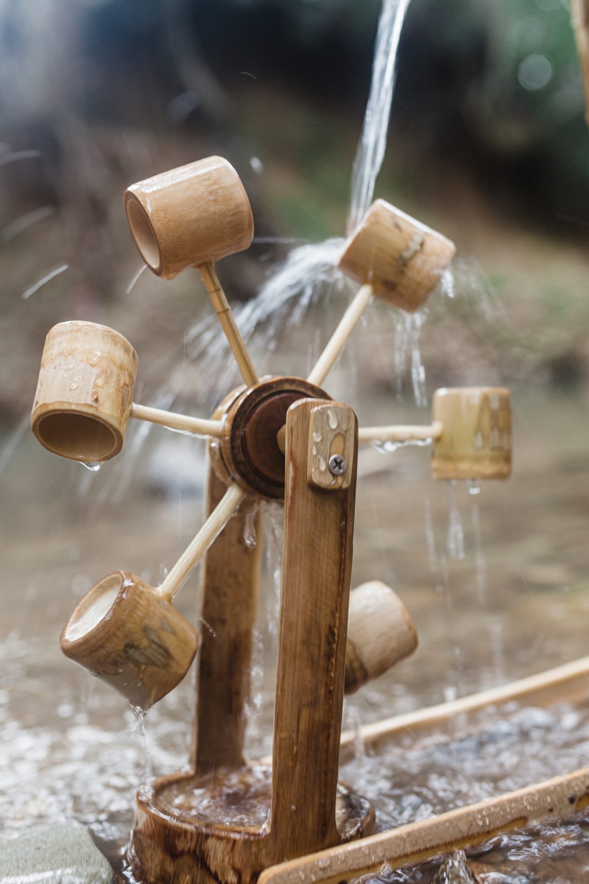 Bamboo Water Mill - Image 3